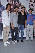 Abhishek Kapoor, Hrithik Roshan, Arjun Rampal, Sohail Khan at kai po che trailor launch in Cinemax, Mumbai on 20th Dec 2012 (44).JPG